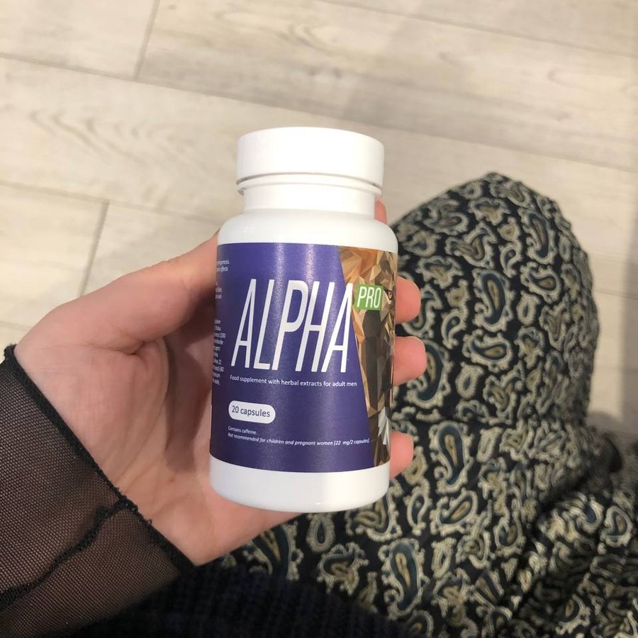 Alpha Pro — Dose mit 20 Kapseln