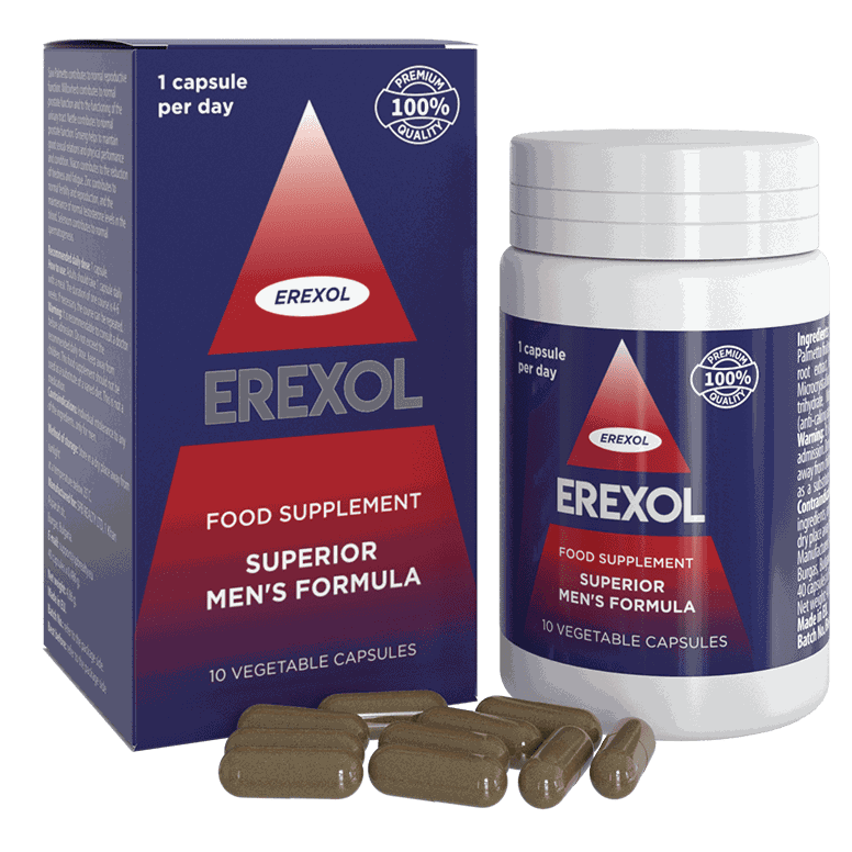 Erexol — Dose und Faltschachtel