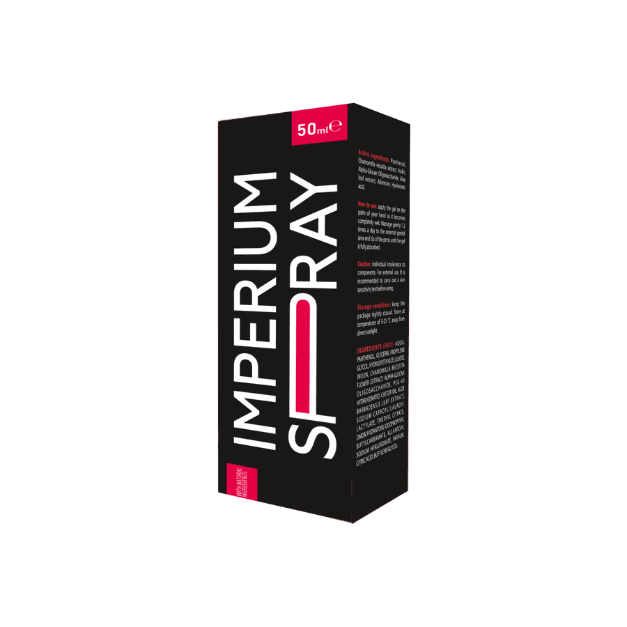 Imperium Spray — 50-ml-Pumpflasche mit Verpackung