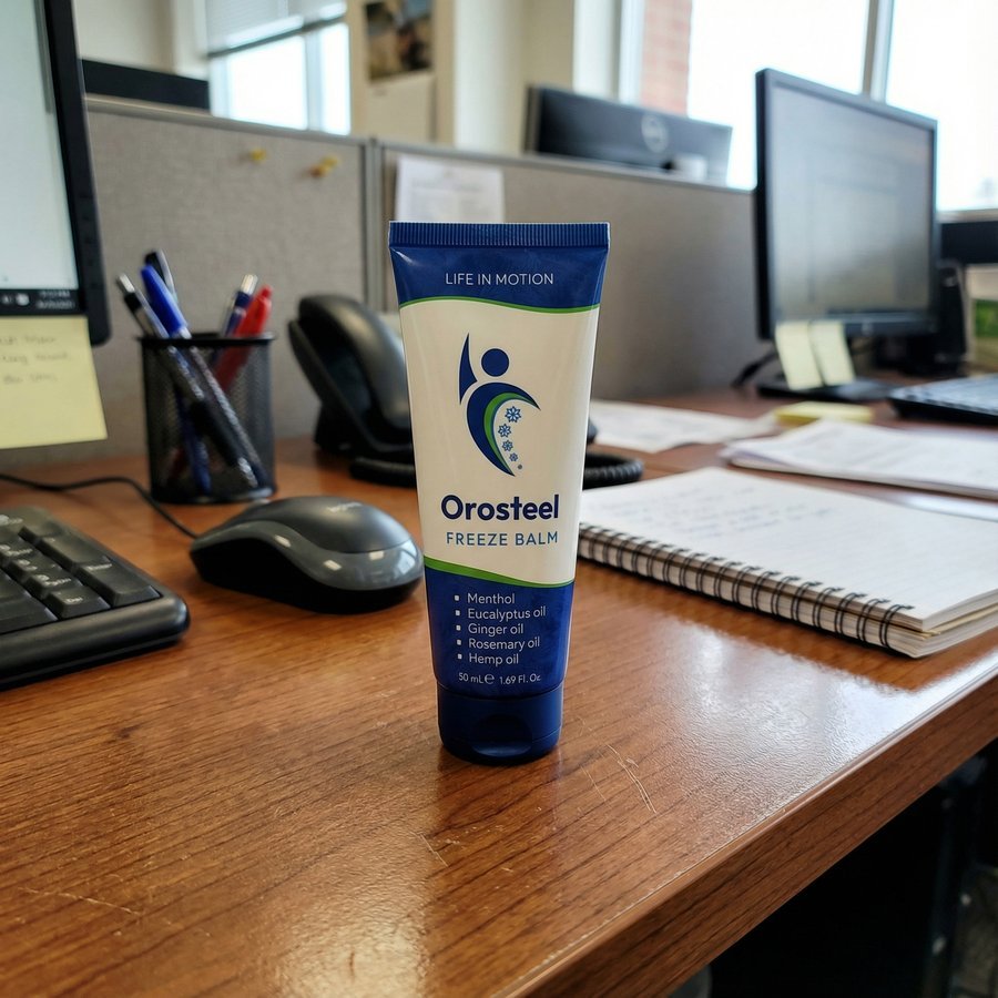 Orosteel Freeze Balm — Tube und Faltschachtel