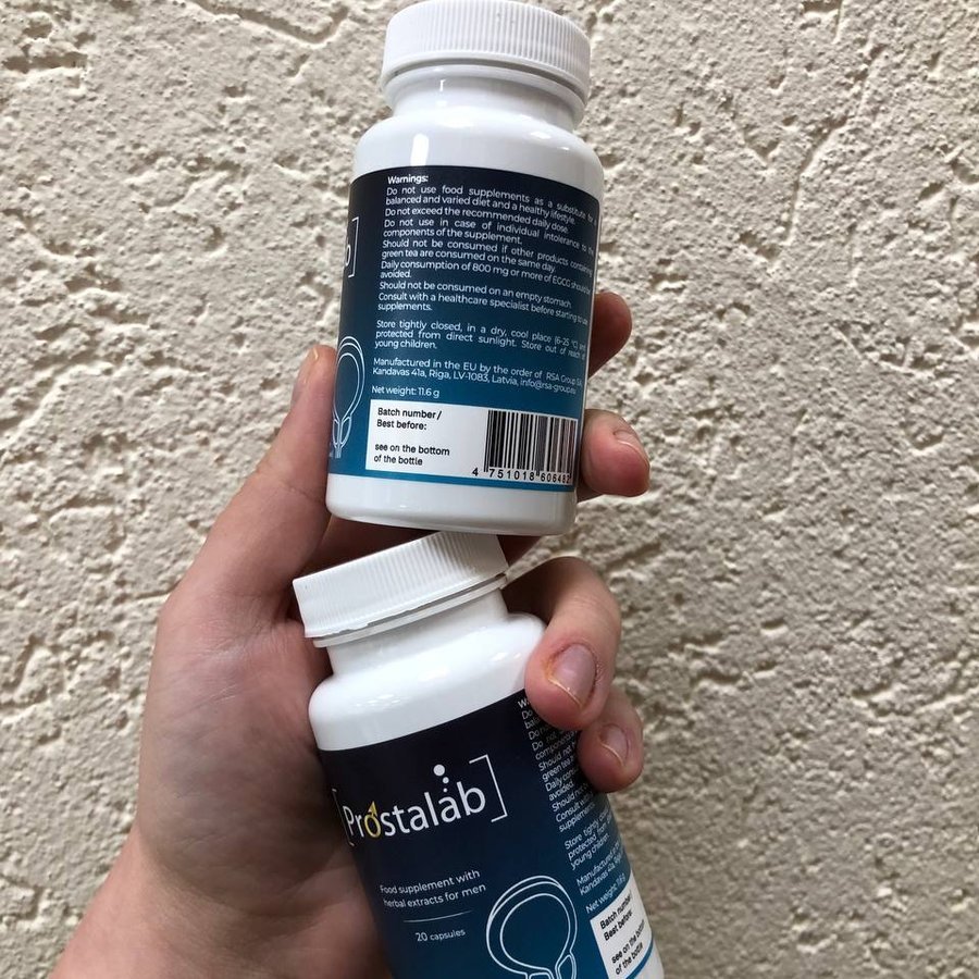 Prostalab — dunkle Dose mit 20 Kapseln